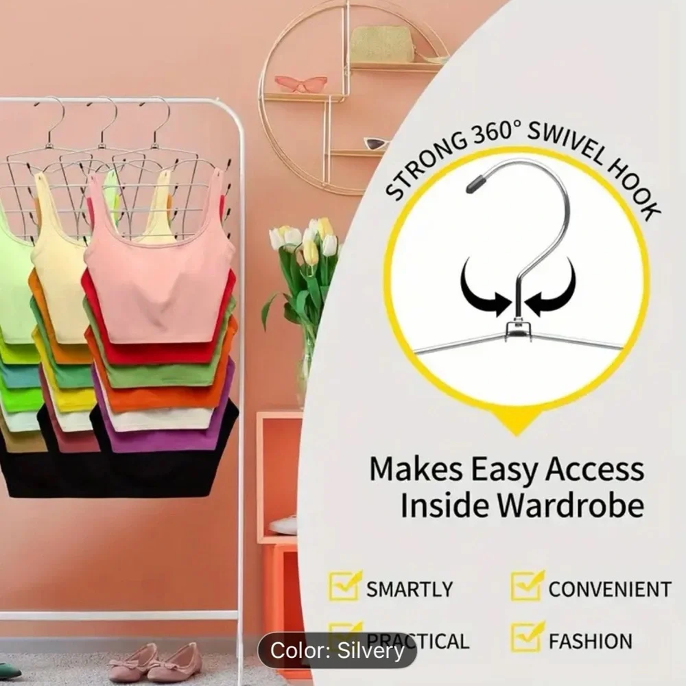 Space-Saving Stainless Steel Tank Top Hanger